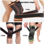 Knee Compression Sleeve With Patella Stabilizer Straps - Image 5