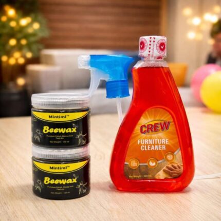4ps Beewax120ml + 1ps Furniture Cleaner (ComboPack)