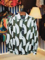 Modern Chinese Cherry Printed Shirt – Full Sleeve Men’s Fashion - Image 4