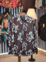 Premium Chinese Cherry Fabric Print Shirt- - Image 2