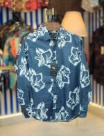 Premium Chinese Cherry Fabric Print Shirt- - Image 4
