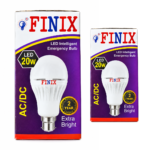 FINIX ২০ ওয়াট এসি/ডিসি রিচার্জেবল এলইডি ইমার্জেন্সি লাইট - ২ বছরের ওয়ারেন্টি সহ